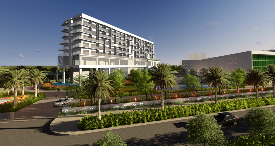 Khối khách sạn - Trung tâm Đào tạo Vietcombank 