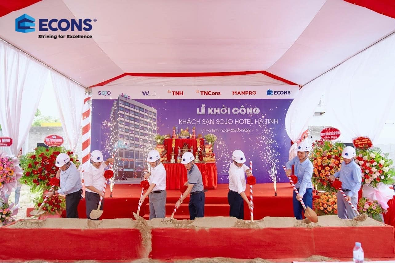Khởi công Khách sạn SOJO Hà Tĩnh của Tập đoàn TNG Khởi công Khách sạn SOJO Hà Tĩnh của Tập đoàn TNG