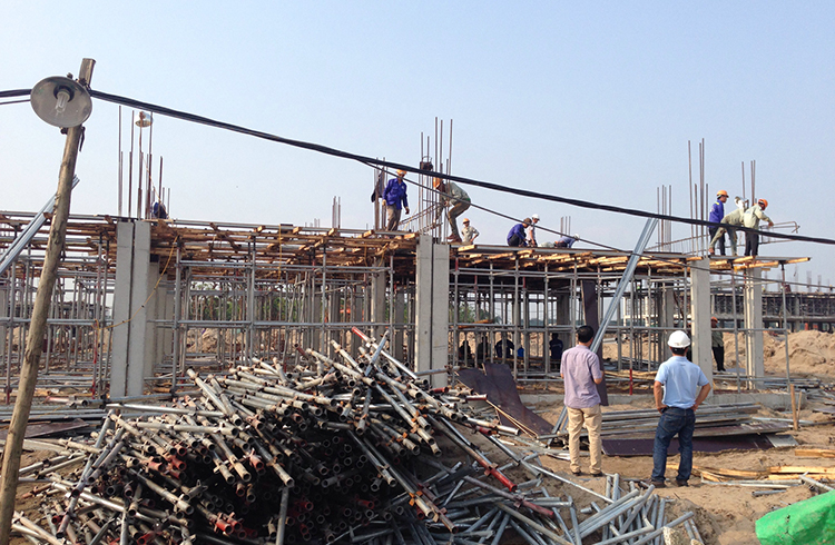 Thi công 34 căn nhà phố thương mại điển hình Thảo Nguyên (KĐT Ecopark) 