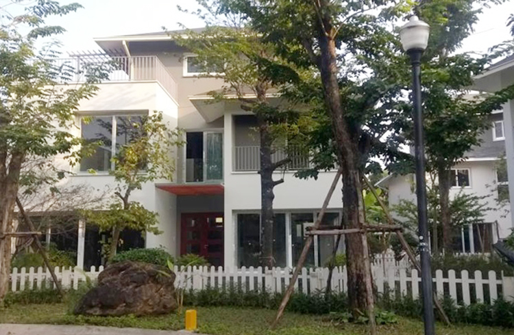 Nhà mẫu biệt thự song lập CL, CS Aqua Bay 