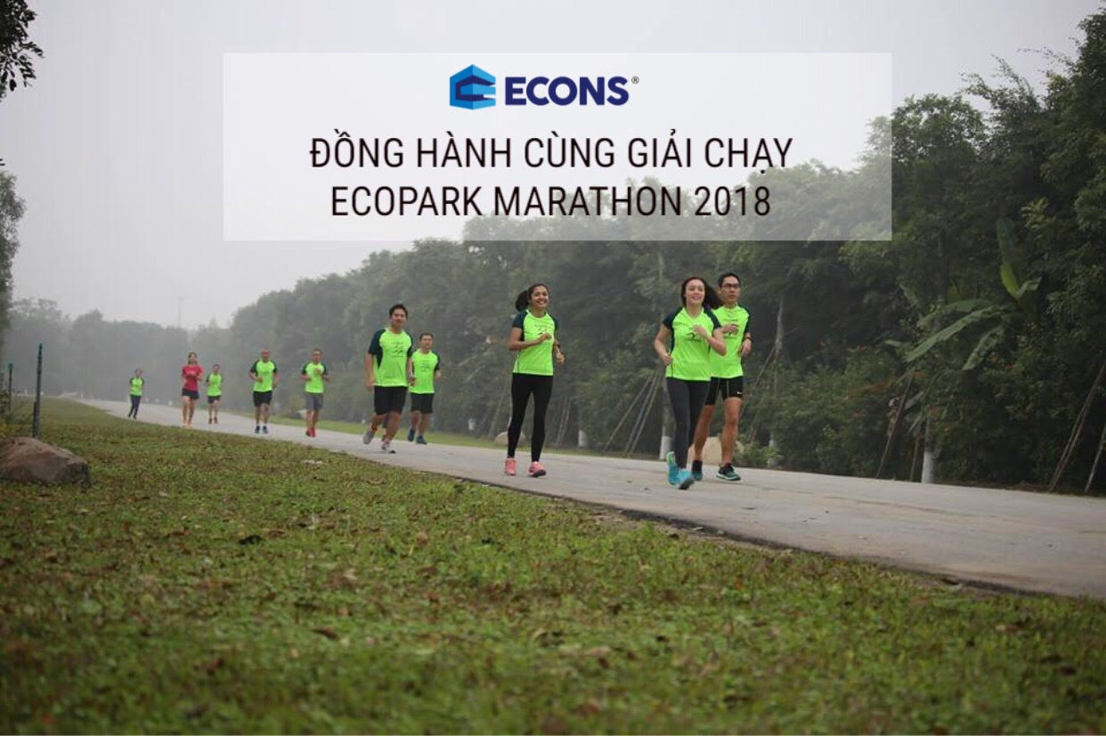 ECONS đồng hành cùng giải chạy Ecopark Marathon 2018 